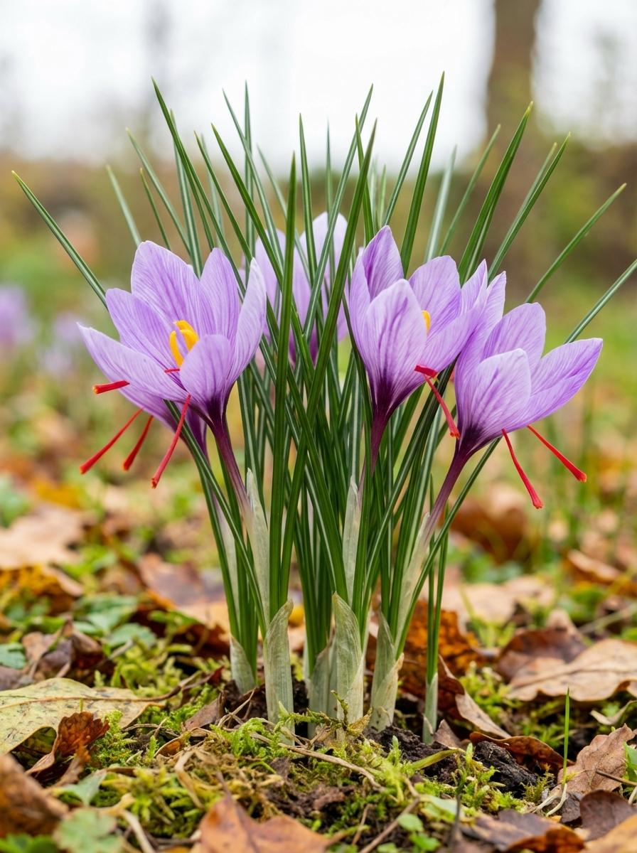 15 x Crocus Sativus Bulbs – Saffron Crocus – Hardy Flowering Bulbs